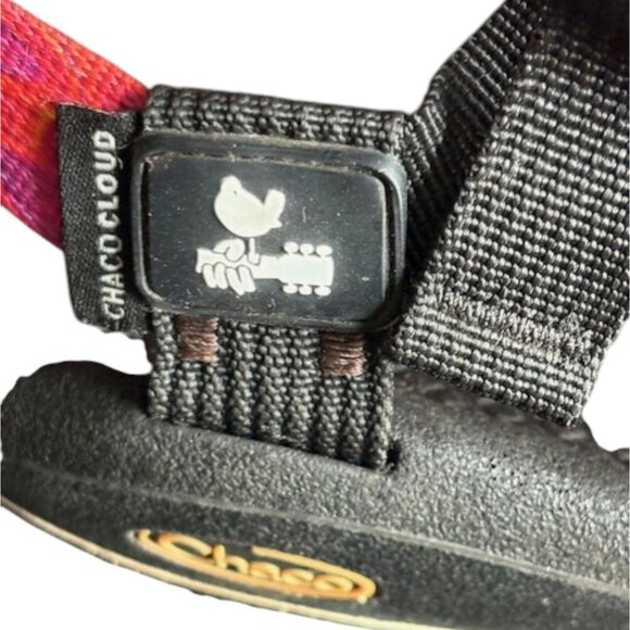 Chaco Z Cloud 2 Sandals - Limited WOODSTOCK Edition - Ascend Pink (Swirl) - 9 - Picture 7 of 11